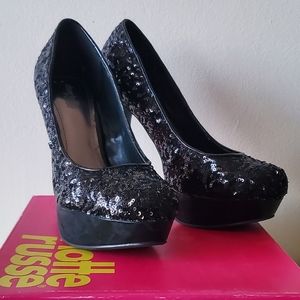 Black Charlotte Russe Platform Heels